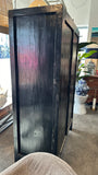 Black Chinese Double Door Cabinet