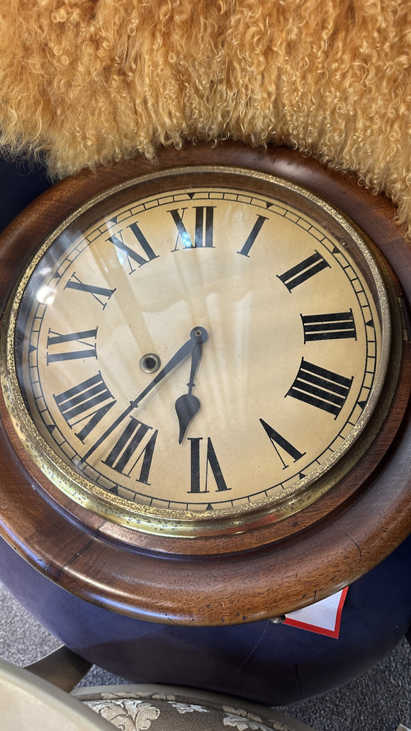 Vintage Wooden Wall Clock