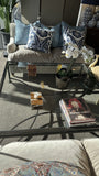 Large Bronze Glass Coffee Table