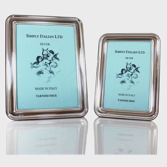 Sterling Silver Frame - Rounded Large