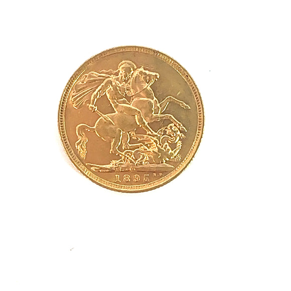 1895 Full Sovereign Coin
