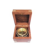 Compass Gimbaled in Wooden Box