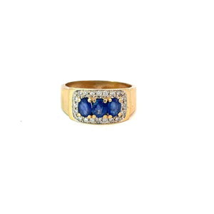 Sapphire and Diamond ring