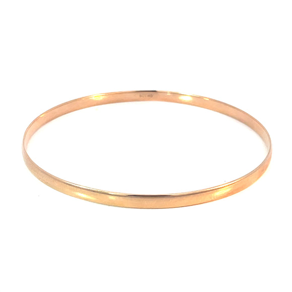 9ct Rose Gold Bangle