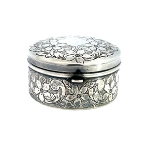 Sterling Silver Trinket Box