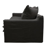 Carbon Slipcover Sofa 2 Seater