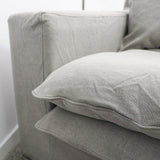 Cement Slipcover Sofa 2 Seater