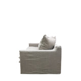 Cement Slipcover Sofa 2 Seater