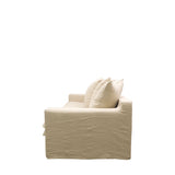 Oatmeal Slipcover Sofa 2 Seater