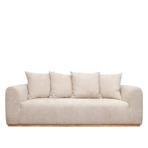 Toffee 3 Seater Curved Sofa