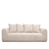 Toffee 3 Seater Curved Sofa