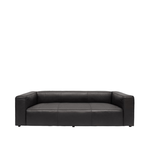 Onyx 3 Seater Leather Sofa