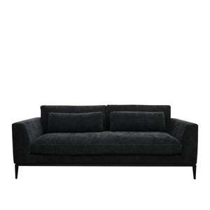 Black 3 Seater Sofa