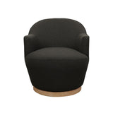 Smart Black Swivel Armchair