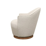 Smart Cream Swivel Armchair