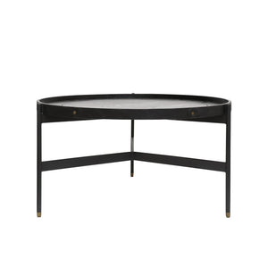 Tall Black Haywood Coffee Table