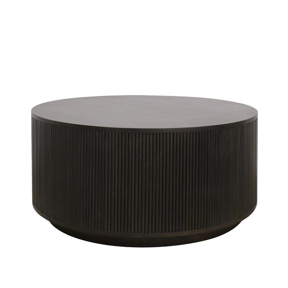 Ribbed Round Coffee Table