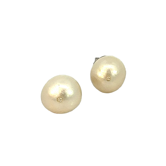 Pearl Diamond Stud Earring