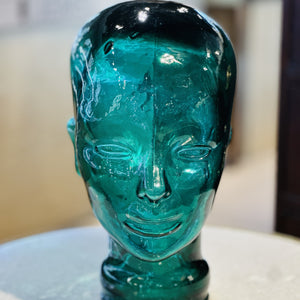 Green Head Glass Art