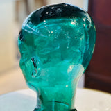 Green Head Glass Art