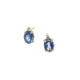 Ceylon Sapphire and Diamond Earrings