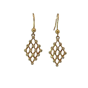 Diamond Lattice Earrings