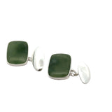 Pounamu Greenstone Cufflinks