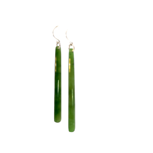 Greenstone Pounamu Long Earrings