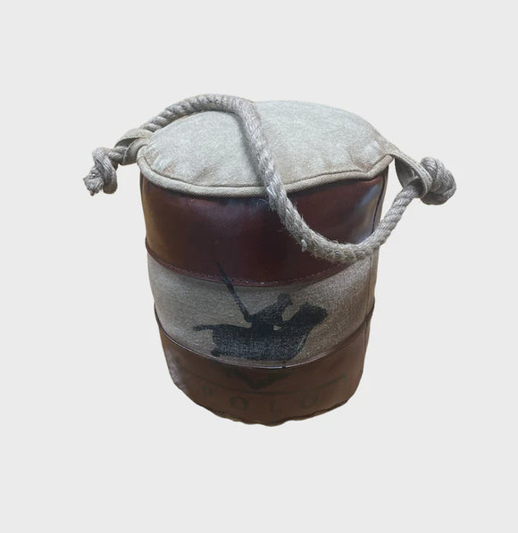 Cotton  Leather Door Stop