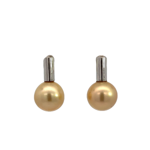 Golden South Sea Pearl Earrings