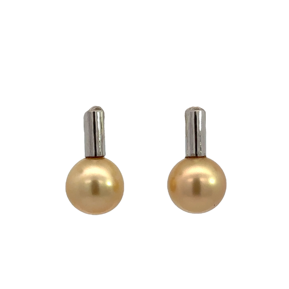 Golden South Sea Pearl Earrings