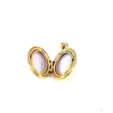 9ct Yellow Gold Plain Oval Locket
