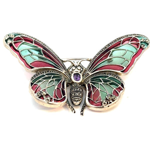 Art Deco Style Butterfly Brooch