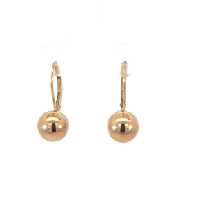 Ball Leverback Earrings