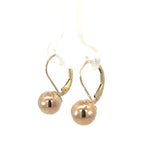 Ball Leverback Earrings