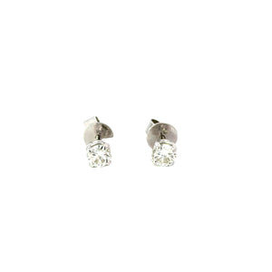 Diamond Stud Earrings 9ct White Gold