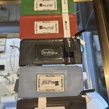 Leather Slim Card Money Zip Wallet