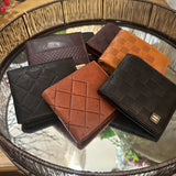 Leather Mens Wallet - various designs