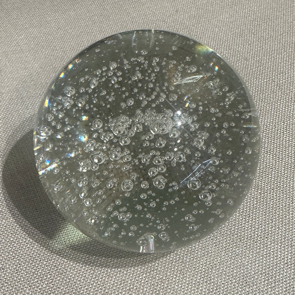 Round Bubble Paperweight