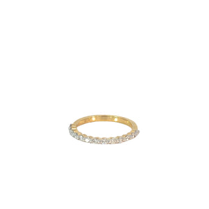 Fine Diamond Band in 18ct Yellow Gold