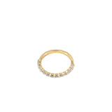 Fine Diamond Band in 18ct Yellow Gold