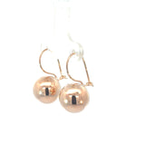 Euroball Earrings in 9ct Rose Gold