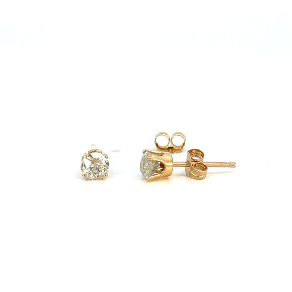 Diamond Stud Earrings in 9ct Yellow Gold - 0.50 carats