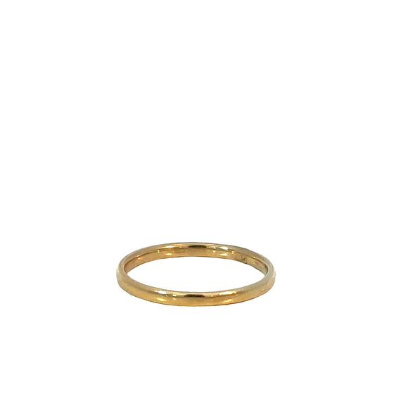 Wedding Band in 18ct Yellow Gold - 2.0mm