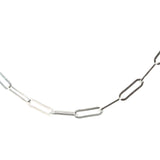 Sterling Silver Medium Paperclip Chain Necklace