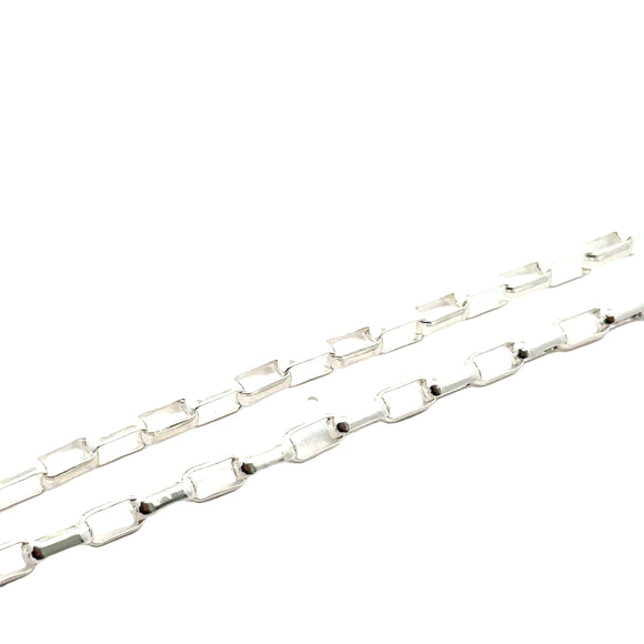 Unisex Long Box Chain Necklace