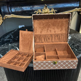 Unisex Brown Designer Jewellery Box