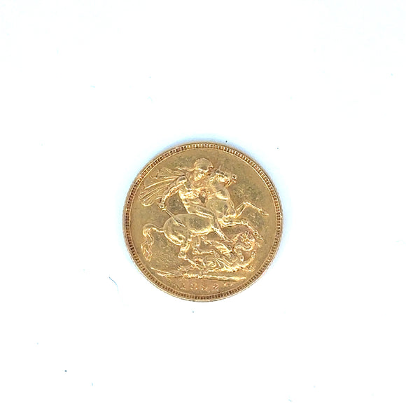 1892 Full Sovereign Coin
