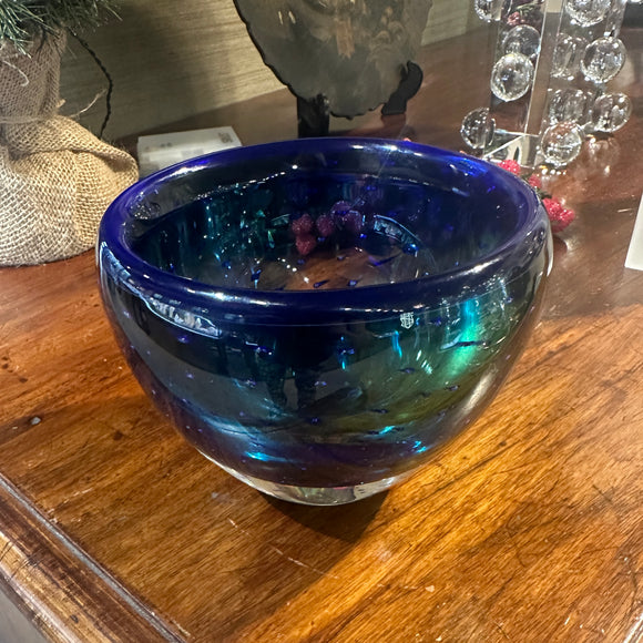 Nigel Schroder Signed Art Glass Bowl