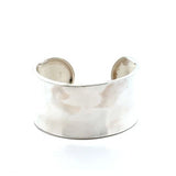 Wide Concave Open Cuff Bangle